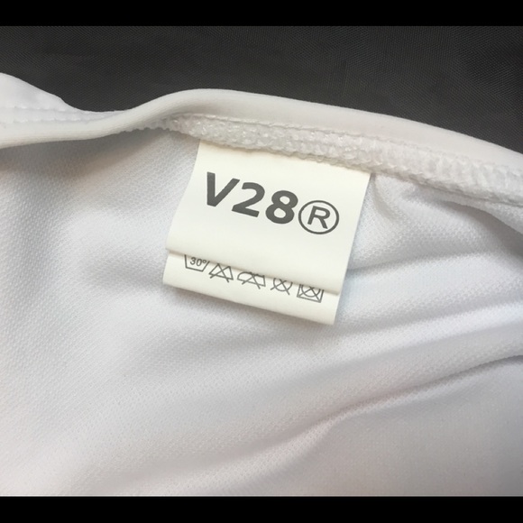 Sexy White one piece Swimsuit Size XXL fringe NEW - Picture 6 of 8